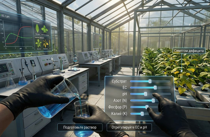 VR-практикум «Цветоводство и тепличные технологии» VR-практикум «Цветоводство и тепличные технологии»